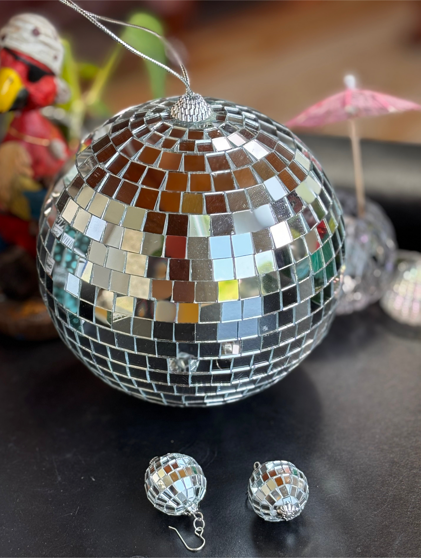 Disco Ball Earrings & Disco Ball